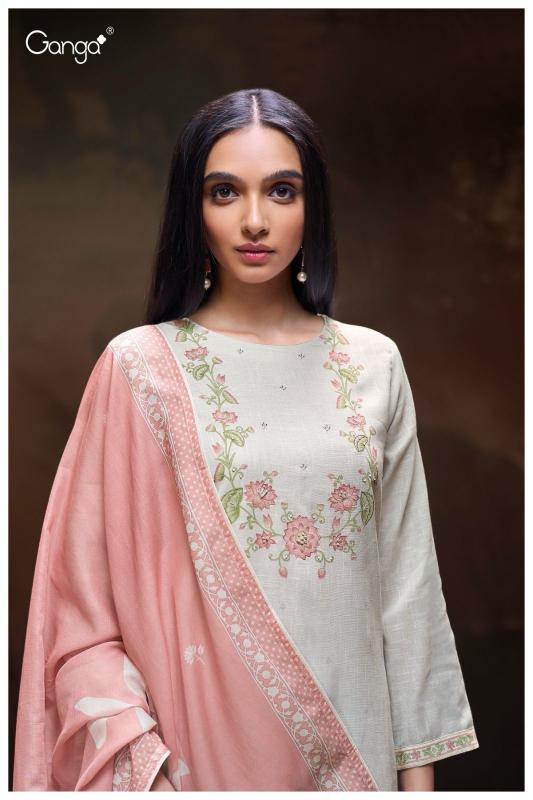 Ganga Nahla 3311 catalog salwar suits manufacturers in surat