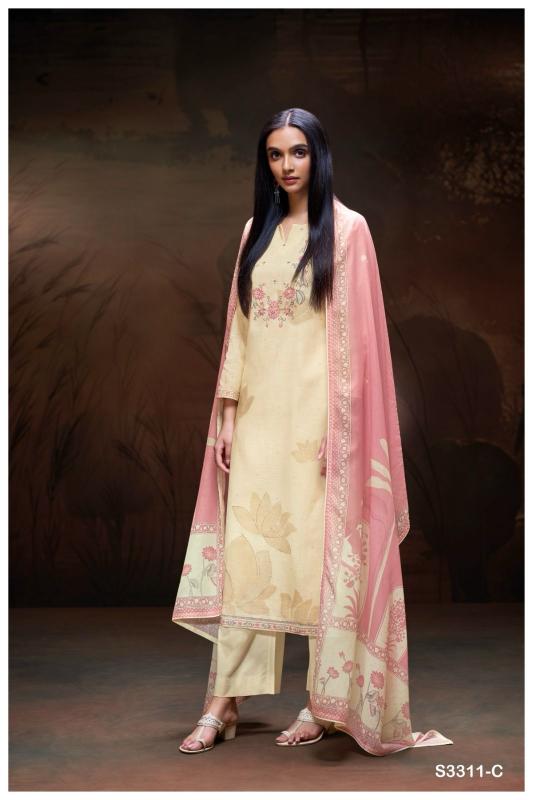 Ganga Nahla 3311 catalog salwar suits manufacturers in surat