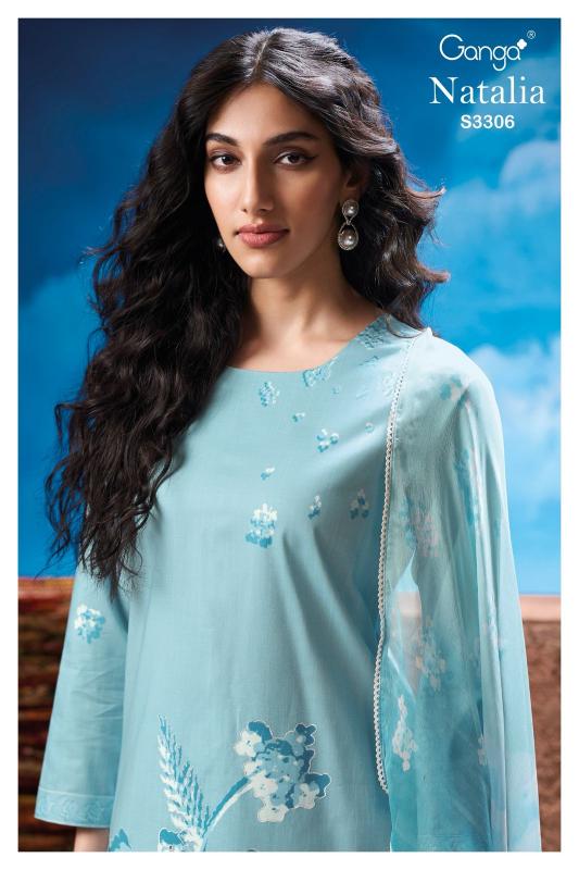 Ganga Natalia 3306 catalog wholesale salwar kameez