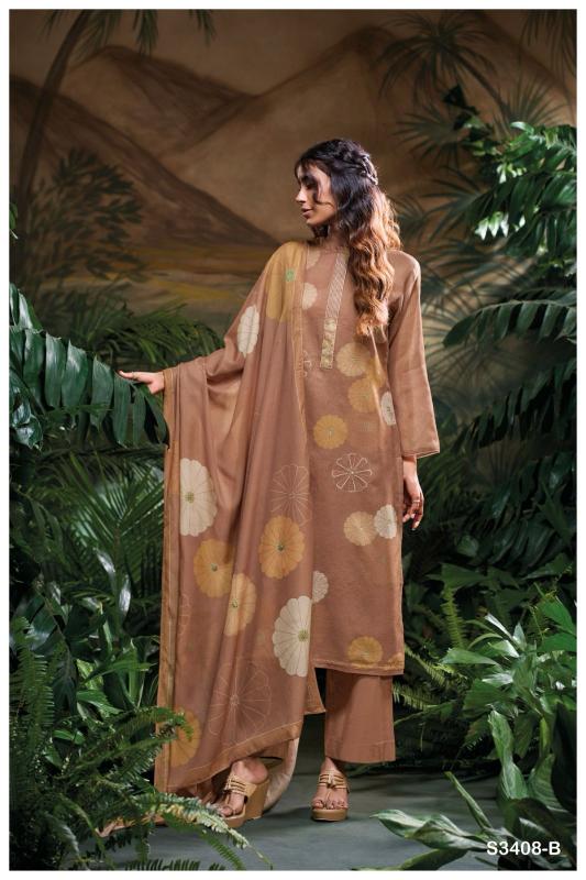 Ganga Navjot 3408 catalog best wholesale salwar kameez market