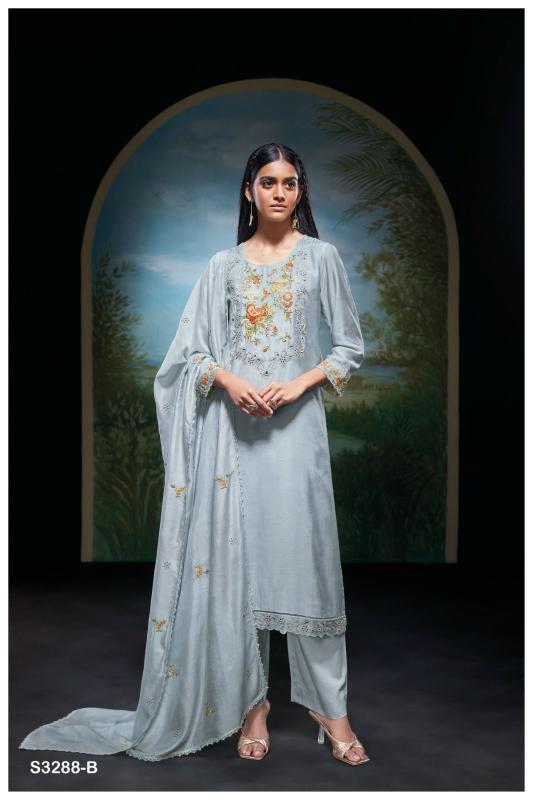 Ganga Nithi 3288 catalog wholesaler salwar kameez suits