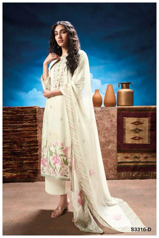 Ganga Odeta 3316 catalog pakistani wholesale salwar kameez in karachi