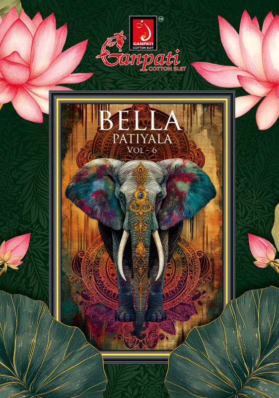 Ganpati Bella Patiyala Vol-06 - Dress Material  - Wholesale Catalog