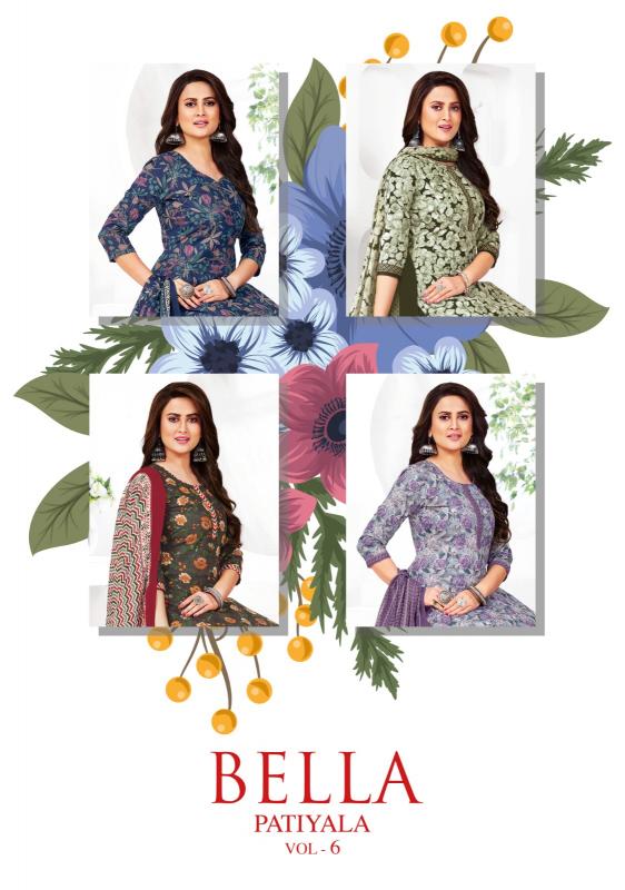 Ganpati Bella Patiyala Vol-06 - Dress Material  - Wholesale Catalog