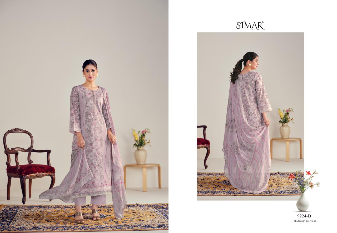 Glossy Simar Pehnava 9224 Catalog unstitched heavy salwar kameez in jaipur wholesale