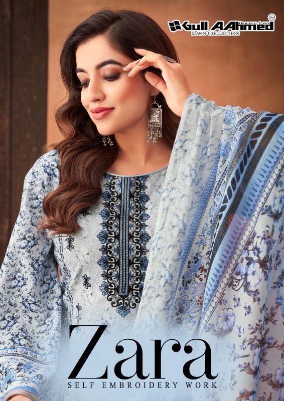 Gull AAhmed Zara  Vol-1 - Karachi Dress Material  - Wholesale Catalog