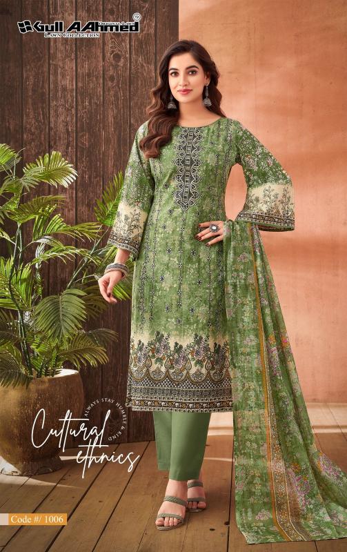 Gull AAhmed Zara  Vol-1 - Karachi Dress Material  - Wholesale Catalog