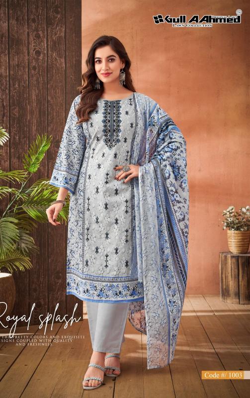Gull AAhmed Zara  Vol-1 - Karachi Dress Material  - Wholesale Catalog
