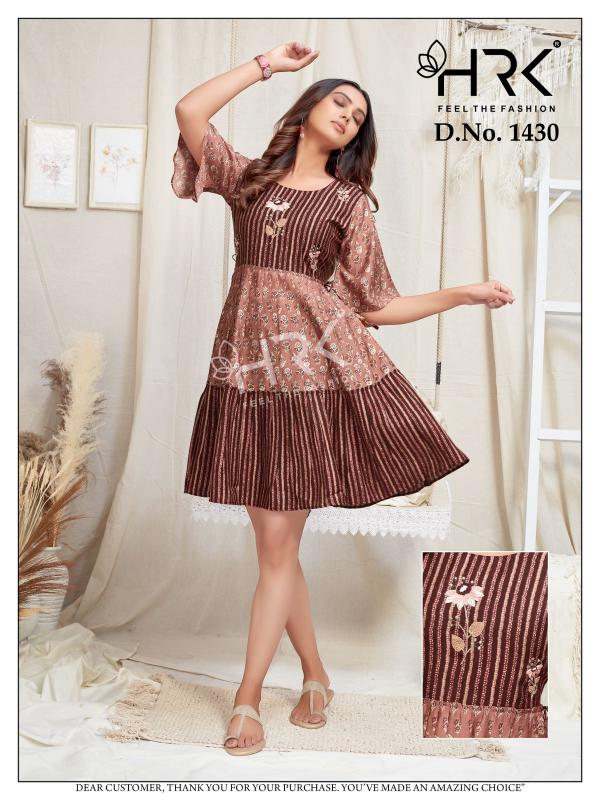 HRK 1430 , 1343 Catalog western dress for women party wear