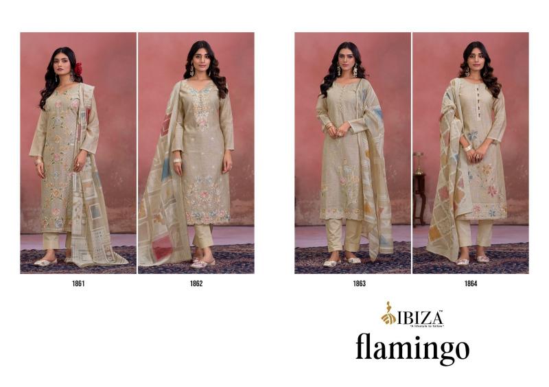 Ibiza Flamingo catalogue salwar suits wholesale