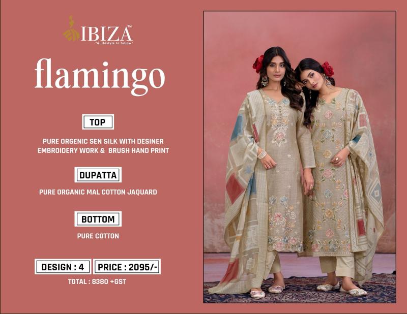 Ibiza Flamingo catalogue salwar suits wholesale