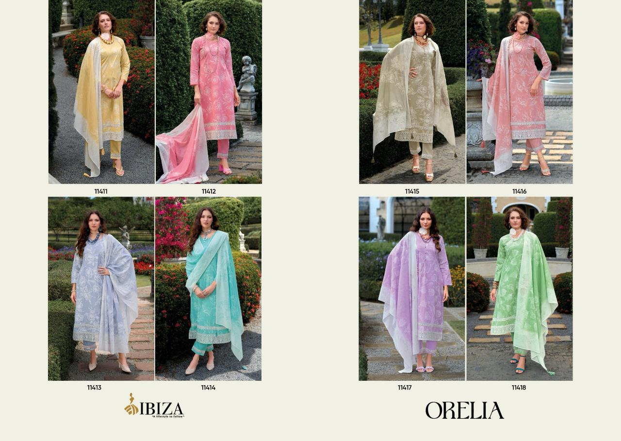 Ibiza Orelia catalog salwar kameez wholesaler in surat