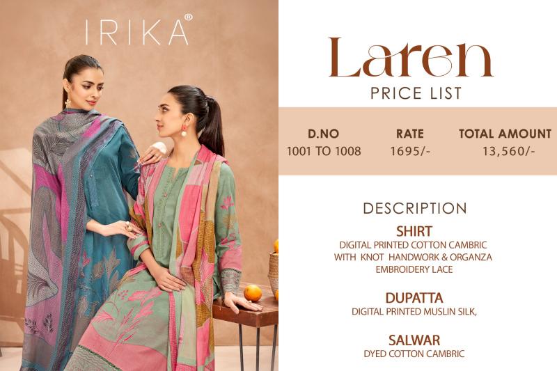 Irika Laren catalogue salwar kameez dress design
