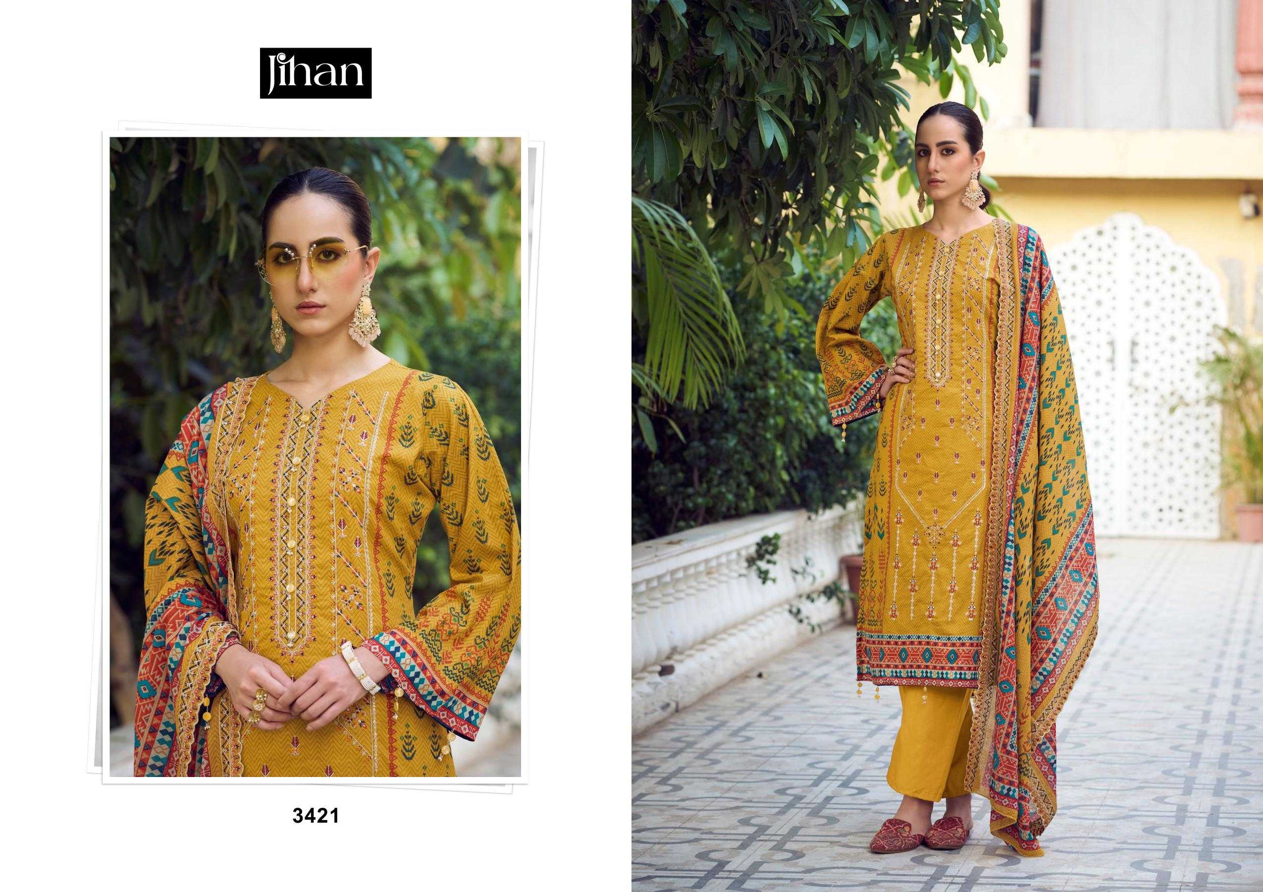 Jihan Bin Saeed Vol 10 Catalog buy designer pakistani suits online india
