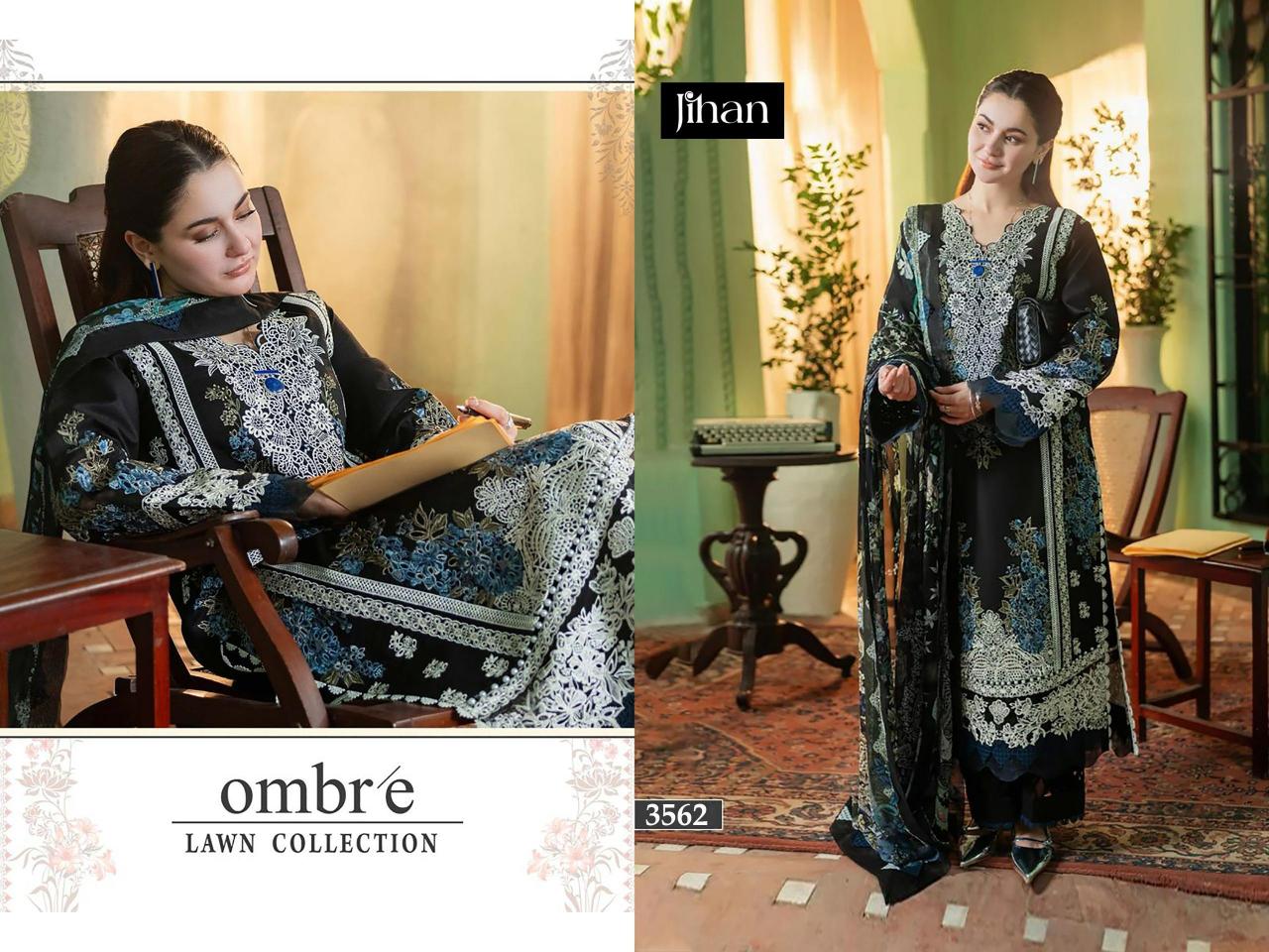 Jihan Ombre Catalog pakistani ladies suit brands