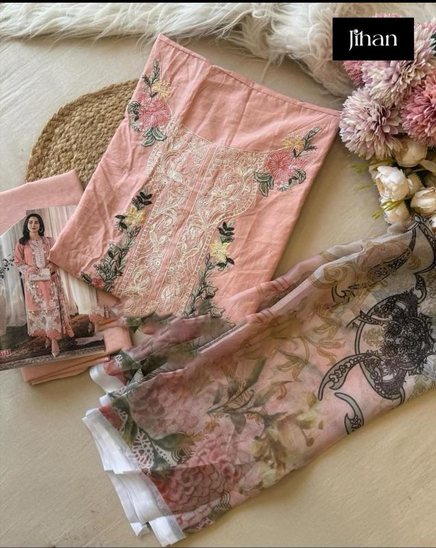 Jihan Ombre Catalog pakistani ladies suit brands