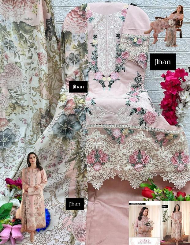 Jihan Ombre Catalog pakistani ladies suit brands