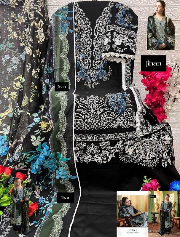 Jihan Ombre Catalog pakistani ladies suit brands