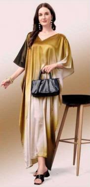 Jisha Satin Breeze kaftan Volume 2 catalog fab india women kaftan kurtis