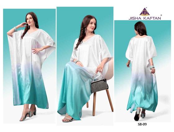 Jisha Satin Breeze kaftan Volume 2 catalog fab india women kaftan kurtis
