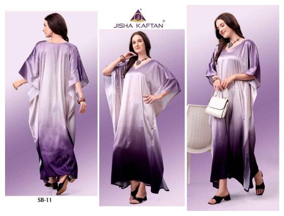 Jisha Satin Breeze kaftan Volume 2 catalog fab india women kaftan kurtis
