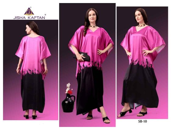 Jisha Satin Breeze kaftan Volume 2 catalog fab india women kaftan kurtis