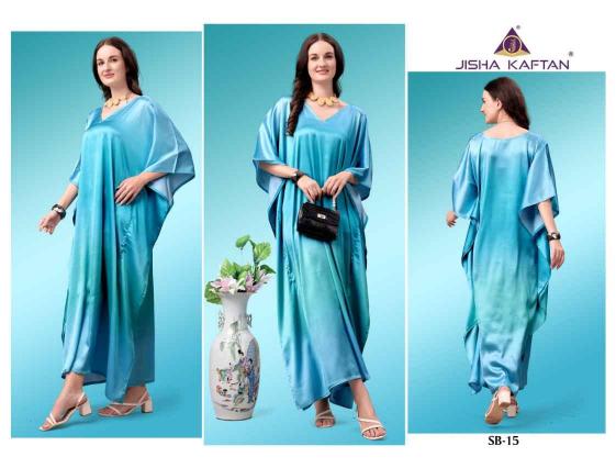 Jisha Satin Breeze kaftan Volume 2 catalog fab india women kaftan kurtis