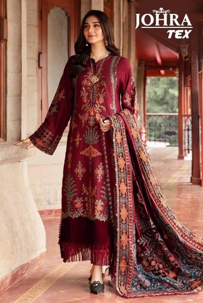 Johra Tex 161 catalog Viscose Rayon suits pakistani desinger online