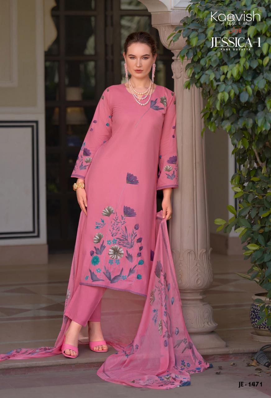 Kaavish Jesscia Vol 1 catalog unstitched salwar kameez wholesalers