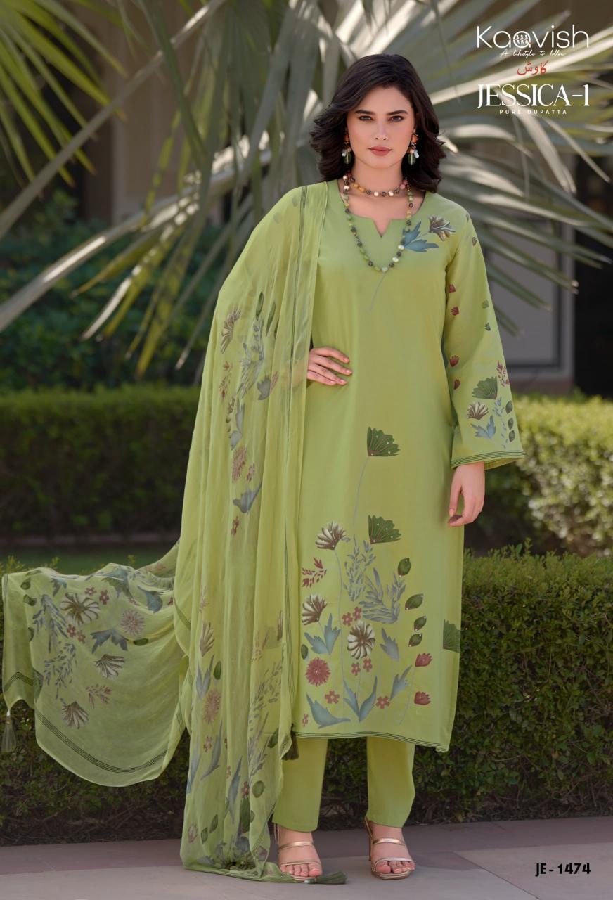 Kaavish Jesscia Vol 1 catalog unstitched salwar kameez wholesalers