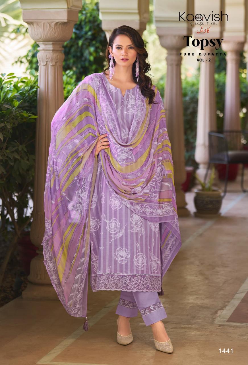 Kaavish Topsy Vol 2 catalog salwar kameez wholesale in kolkata