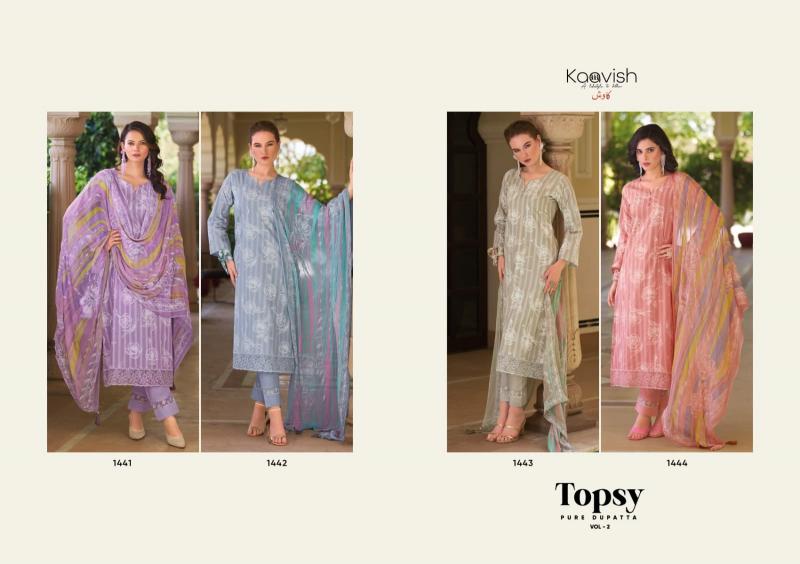 Kaavish Topsy Vol 2 catalog salwar kameez wholesale in kolkata