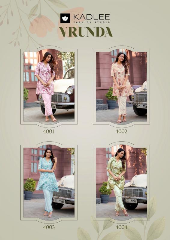 Kadlee Vrunda Catalog winter co ord set wholesale