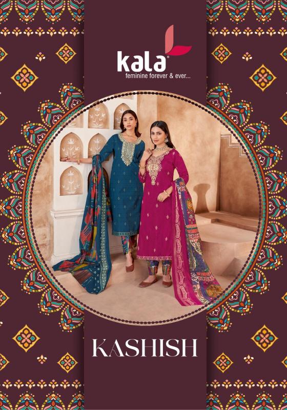 Kala Kashish Vol-1 – Kurti Pant With Dupatta - Wholesale Catalog
