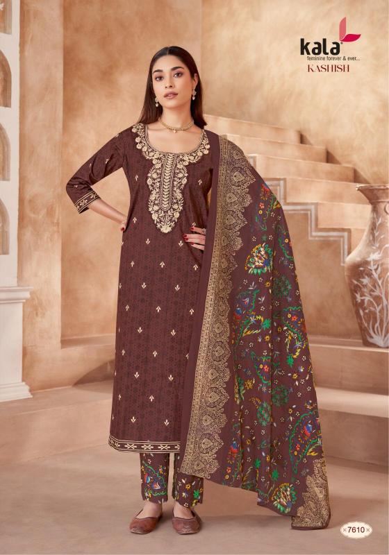 Kala Kashish Vol-1 – Kurti Pant With Dupatta - Wholesale Catalog