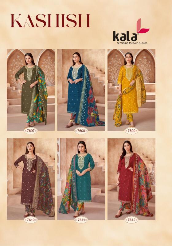 Kala Kashish Vol-1 – Kurti Pant With Dupatta - Wholesale Catalog