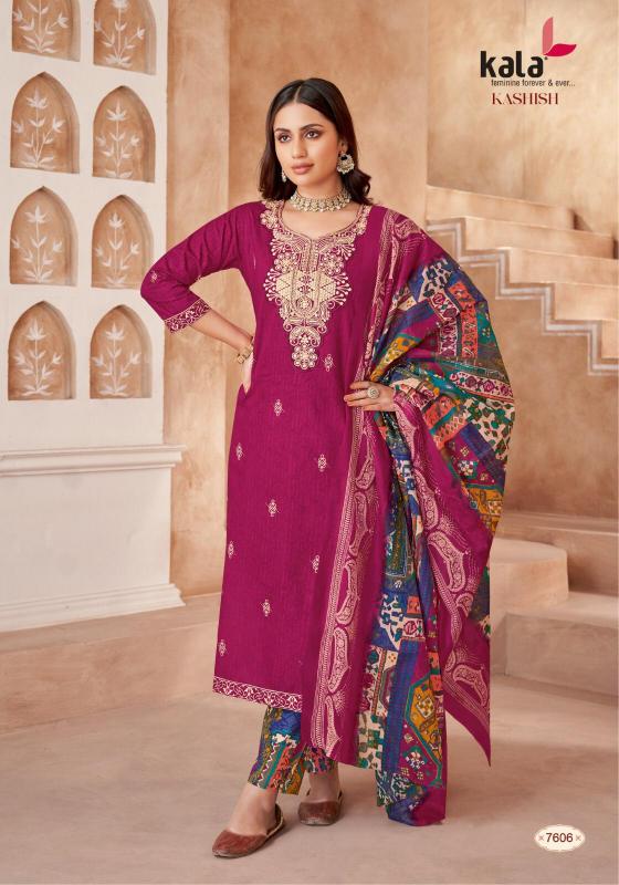 Kala Kashish Vol-1 – Kurti Pant With Dupatta - Wholesale Catalog