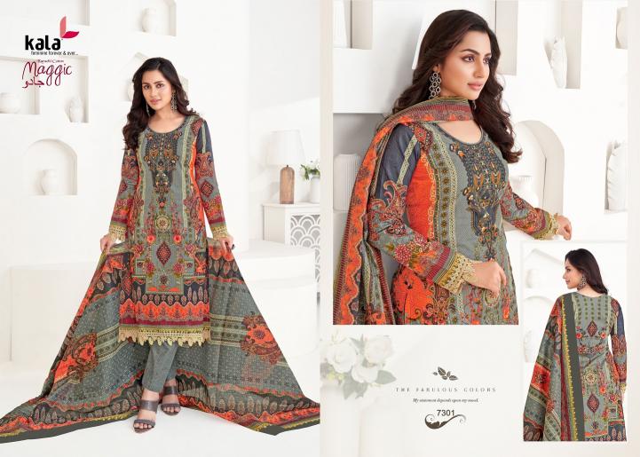 Kala Maggic Vol-22 - Karachi Dress Material  - Wholesale Catalog