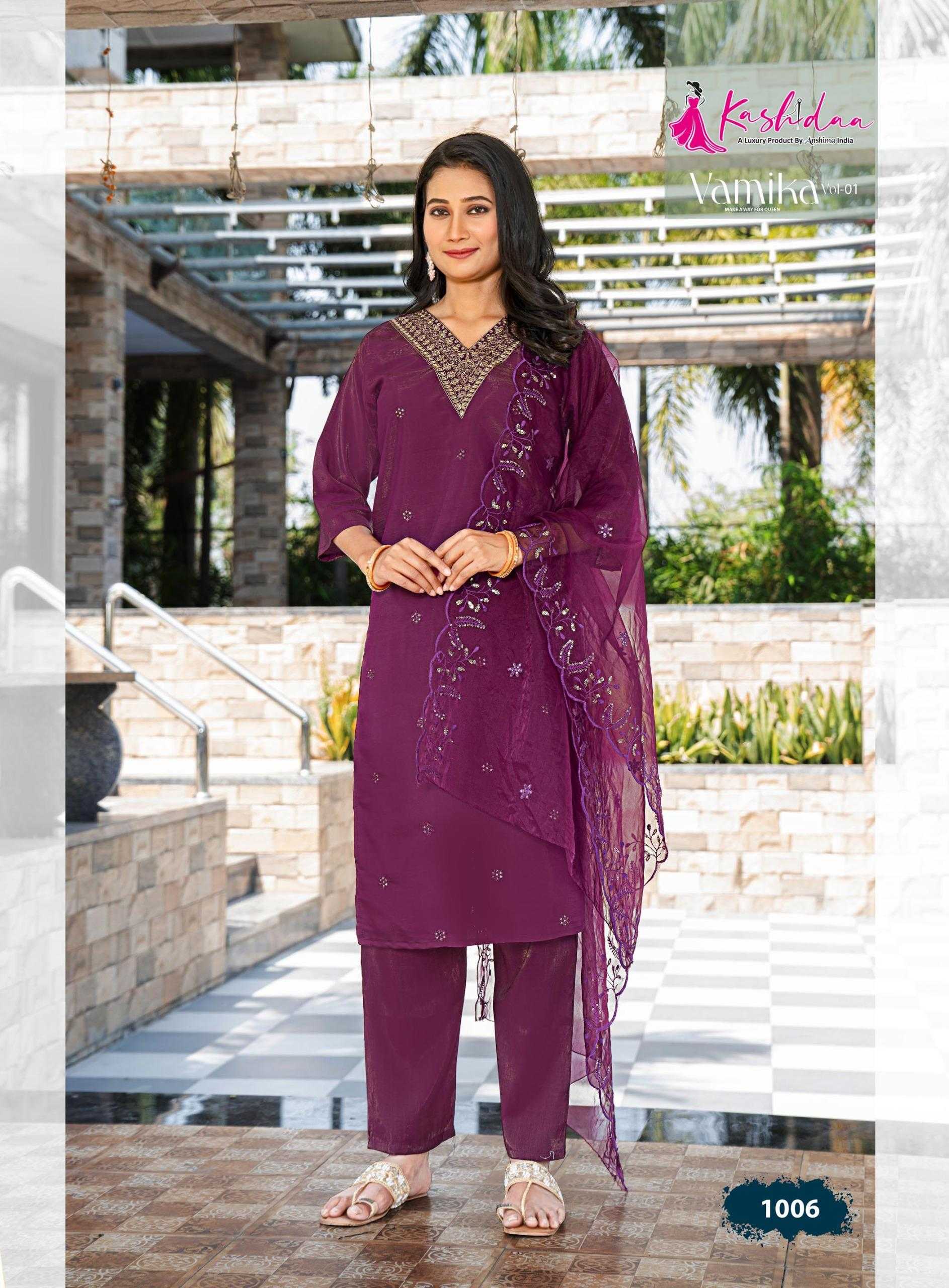 Kashida Vamika Vol 1 catalog best kurti market in india