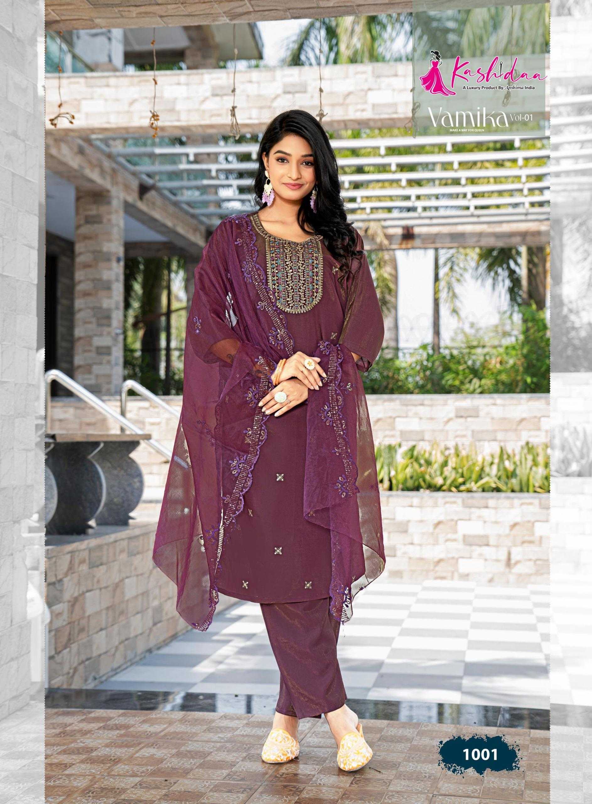 Kashida Vamika Vol 1 catalog best kurti market in india
