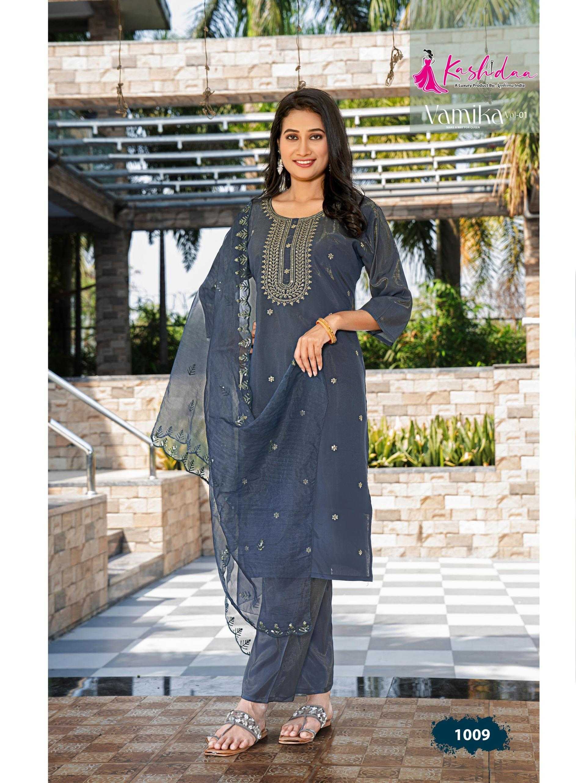 Kashida Vamika Vol 1 catalog best kurti market in india