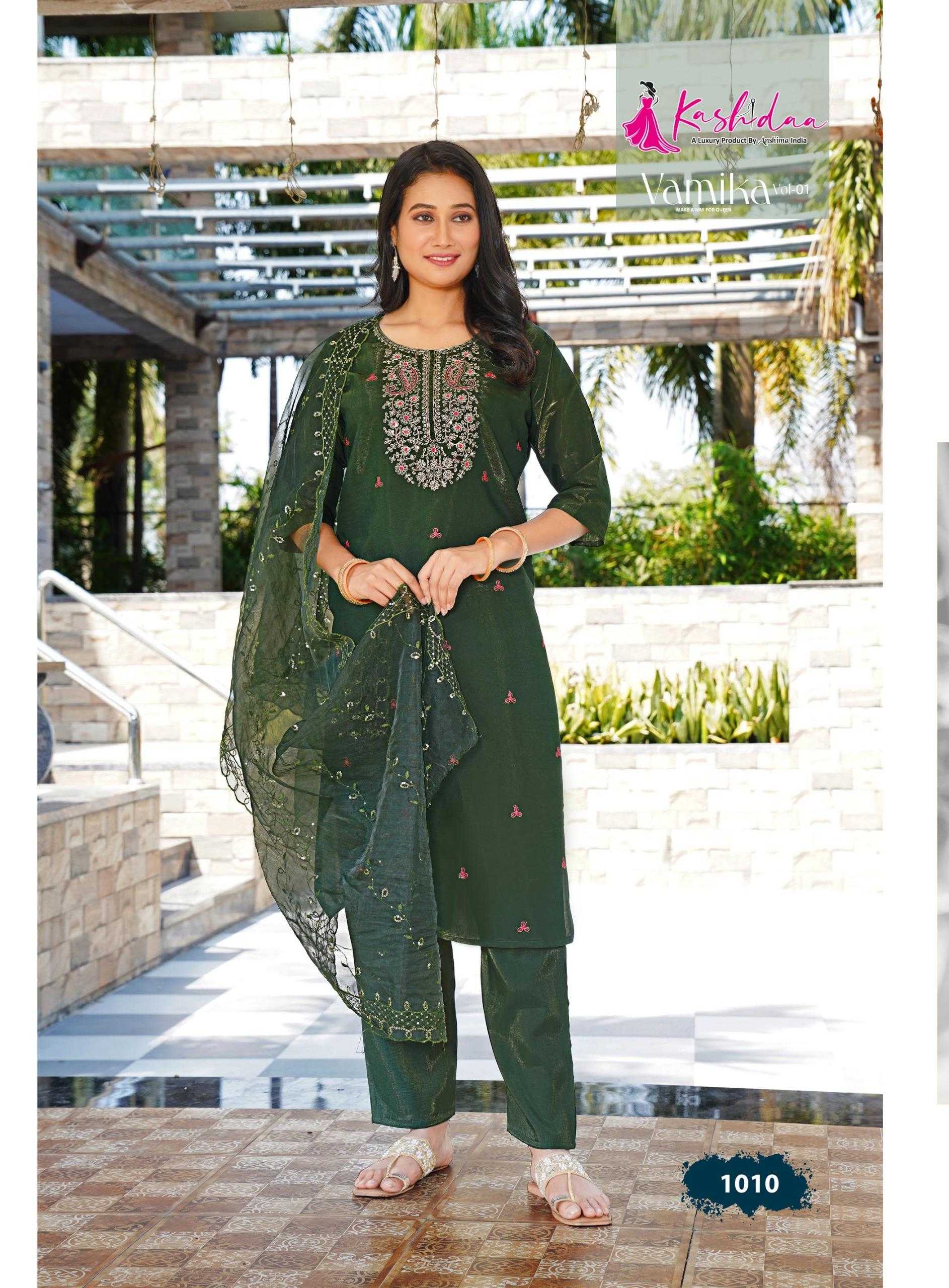 Kashida Vamika Vol 1 catalog best kurti market in india
