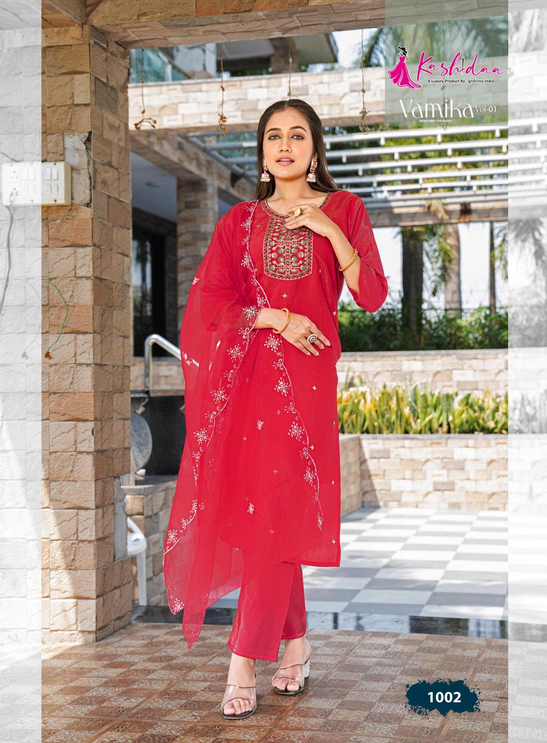 Kashida Vamika Vol 1 catalog best kurti market in india