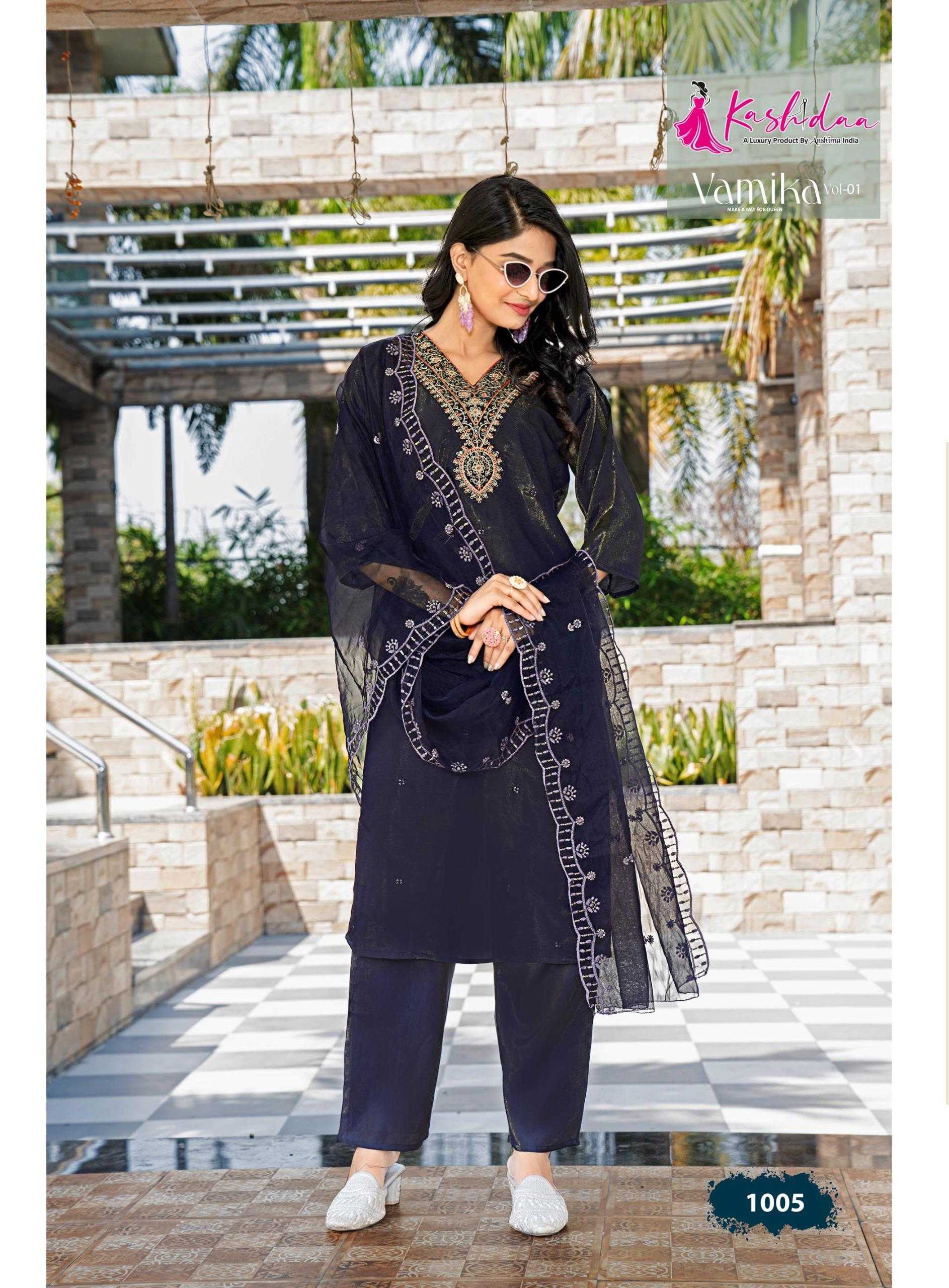 Kashida Vamika Vol 1 catalog best kurti market in india