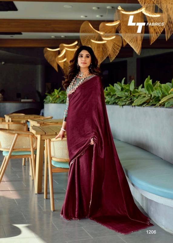 Kashvi Neel Vol 12 catalog plain satin saree online india