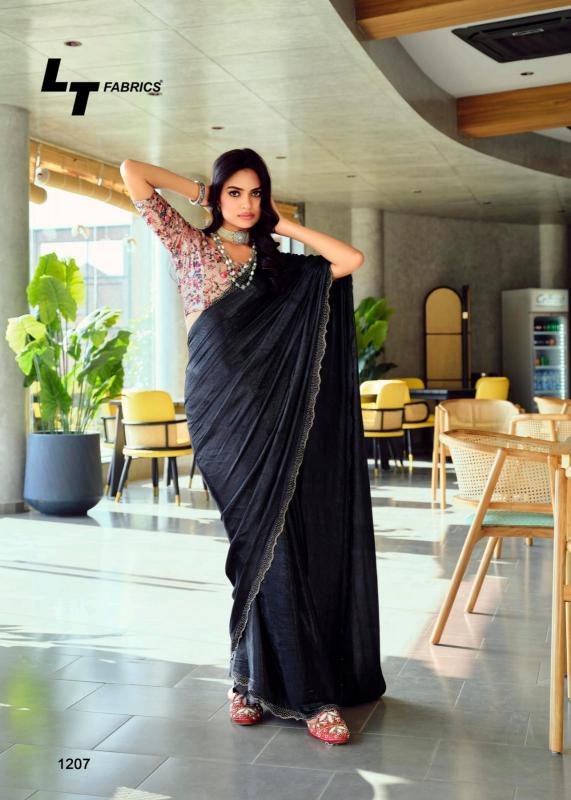 Kashvi Neel Vol 12 catalog plain satin saree online india