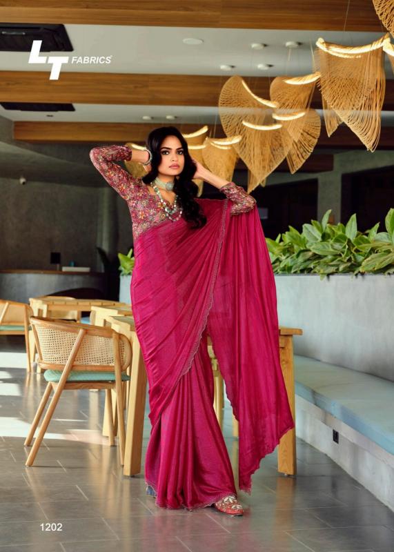Kashvi Neel Vol 12 catalog plain satin saree online india