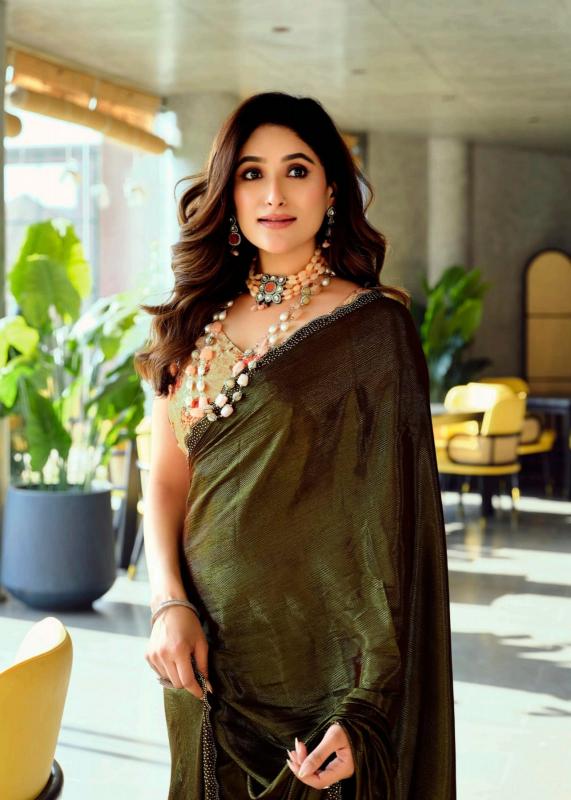 Kashvi Neel Vol 12 catalog plain satin saree online india