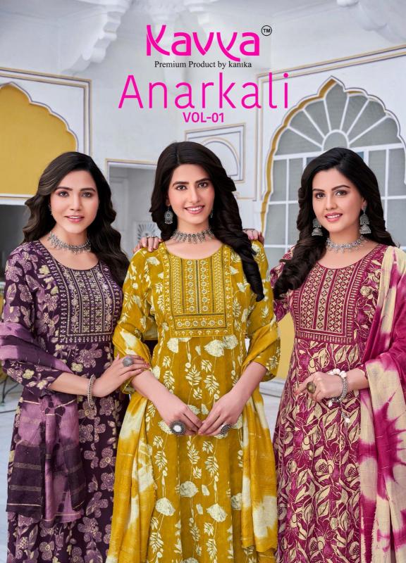 Kavya Anarkali vol 1 catalog fab india kurti online for women 