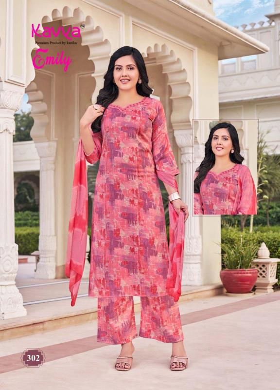 Kavya Emily Vol 3 catalog Capsule Foil buy kurti set india rush